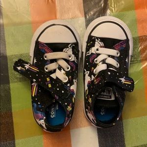 Converse unicorn black and white shoes size 5